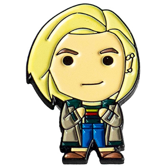 Doctor Who 13th Doctor Chibi Style Pin Badge